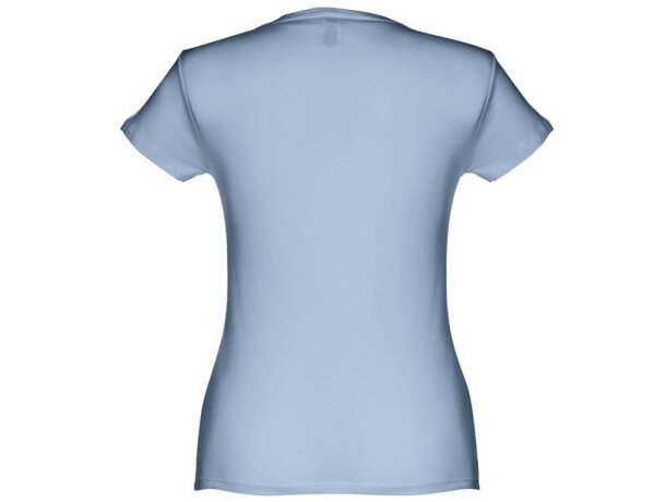 Camisetas manga corta corte entallado de algodón 150 g/m2 Thc Sofia Azul pastel detalle 14