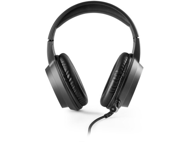Auriculares gaming thorne rgb con micrófono y luces led Negro detalle 3