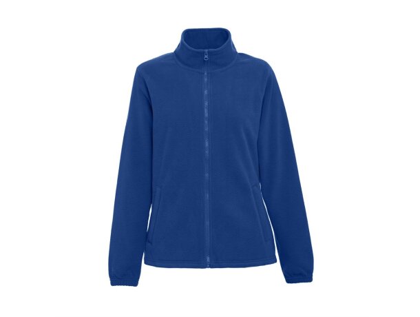 Chaqueta polar Gama Women con cremallera y bolsillos Azul royal detalle 2
