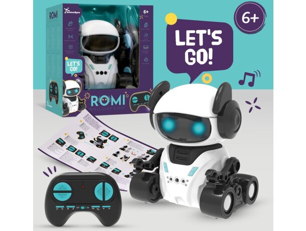 Romi Intelligent Robot educativo con reconocimiento de gestos Multicolor detalle 6
