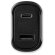 Adaptador de mechero Dirac con USB-C 20W y USB-A 18W Negro detalle 4