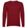 Jersey Thc Milan con cuello en V para hombre burdeos