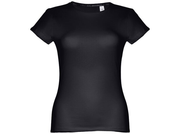 Camisetas manga corta corte entallado de algodón 150 g/m2 Thc Sofia Negro detalle 80
