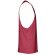 Camiseta sin mangas Ibiza de algodón cardado 140 g/m² Rojo matizado detalle 7