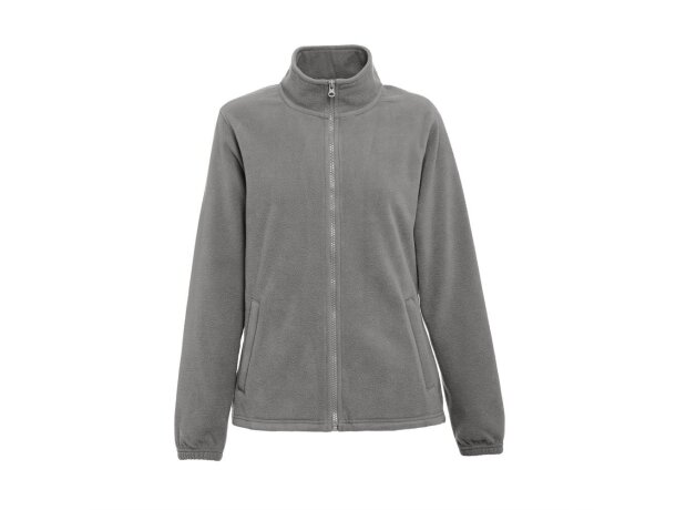 Chaqueta polar Gama Women con cremallera y bolsillos Gris detalle 5