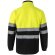 Chaqueta polar bicolor Eros con bandas reflectantes EN20471 Negro/Amarillo detalle 57
