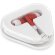 Auriculares con caja ABS rojo barato
