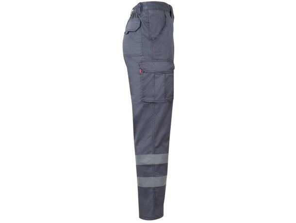 Pantalón multibolsillos vl dionysus bicolor reflectante Gris detalle 11