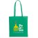 Bolsa tejido no tejido pet asas largas Hi!dea Verde detalle 3