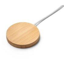 Cargador inalámbrico Daimler bambú magnético 15W cable USB-C