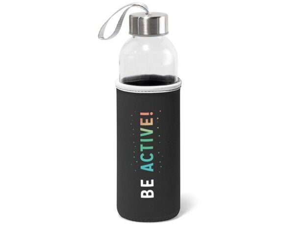 Botella de deporte. negro