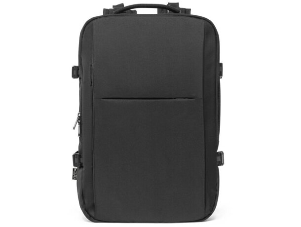 Mochila Dallas de poliéster reciclado 600D para portátil de 17.3” Negro detalle 3