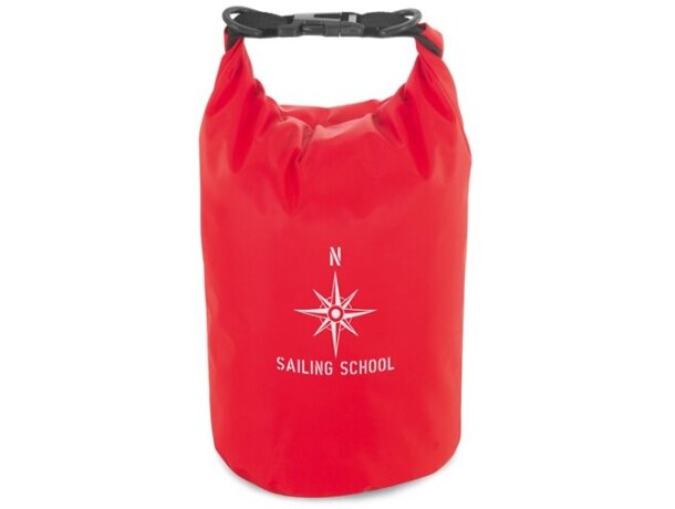 Bolsa de poliester impermeable grande rojo