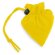 Bolsa Shops sencilla plegable poliéster 190T amarillo