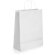 Bolsa Cabazon de papel blanca con asa rizada 24x31x9 cm detalle 1