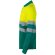 Polo pluto bicolor de manga larga con bandas reflectantes Verde/Amarillo detalle 9