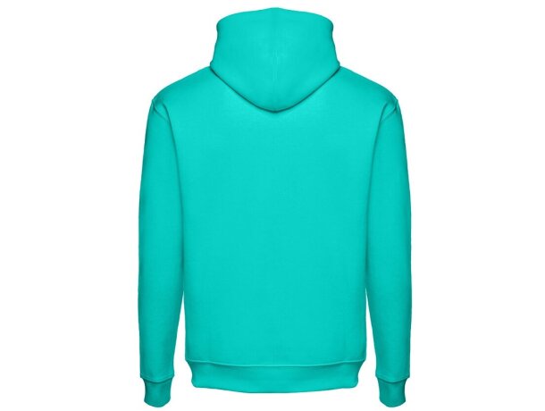 Sudadera unisex con capucha phoenix en algodón y poliéster Verde turquesa detalle 16