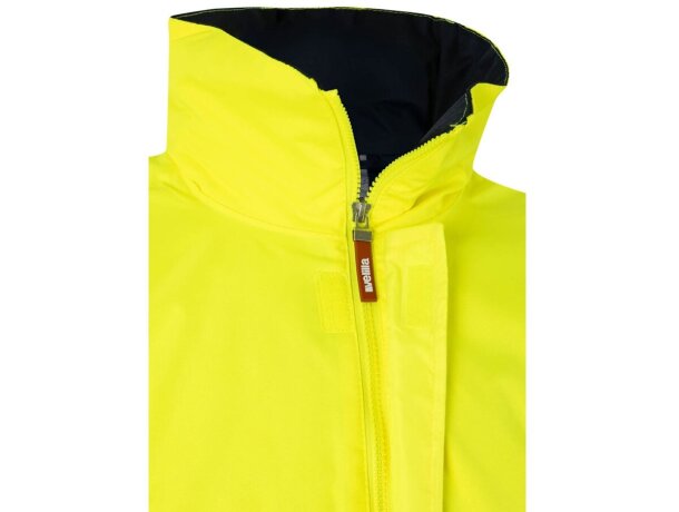 Parka bicolor themis large alta visibilidad reflectante Azul marino/Amarillo detalle 23