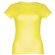 Camisetas manga corta corte entallado de algodón 150 g/m2 Thc Sofia Amarillo limón