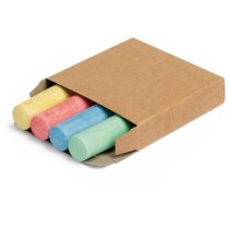 Set de 4 tizas Parrot en caja craft ecológica