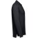 Polo Bern de manga larga en algodón 210 g/m² para hombre Negro detalle 30