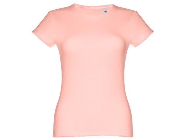 Camisetas manga corta corte entallado de algodón 150 g/m2 Thc Sofia Salmón detalle 10