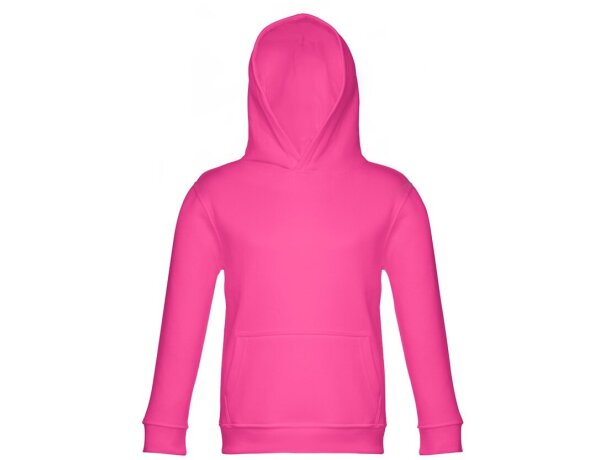 Sudadera Phoenix Kids con capucha para niños, algodón y poliéster Rosa detalle 30