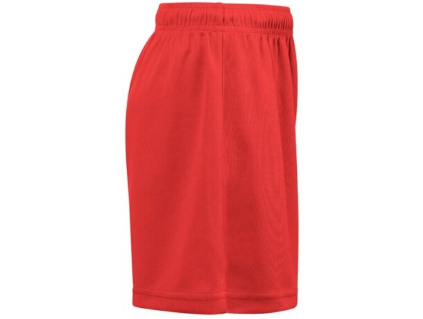 Pantalón corto deportivo infantil Match Kids poliéster reciclado Rojo detalle 9
