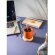 Calientatazas Gates de bambú con base USB y superficie metálica detalle 3