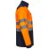 Chaqueta soft shell bicolor hestia large alta visibilidad Azul marino/Naranja detalle 4