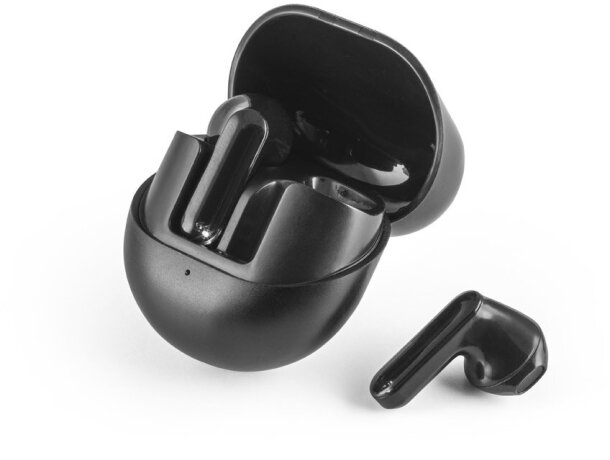 Auriculares inalámbricos burton en abs reciclado bluetooth 5.3 Negro detalle 9