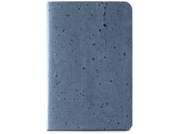 Libretas personalizadas cascarilla de cafe para A6 Hi!dea Coffeepad Soft Azul detalle 8