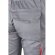 Pantalón elástico bicolor fides con seis bolsillos funcionales Gris/Rojo detalle 24