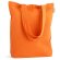 Bolsa algodón poliéster reciclado asas largas 220 g/m2 Hi!dea Naranja detalle 5