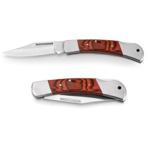 Navaja con logo detalles en madera