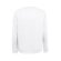 Sudadera unisex Colombo en algodón blanco con felpa italiana Blanco detalle 2
