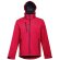 Chaqueta softshell thc zagreb ii con capucha extraíble unisex Rojo detalle 4
