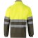 Chaqueta polar bicolor Eros con bandas reflectantes EN20471 Verde militar/Amarillo detalle 9