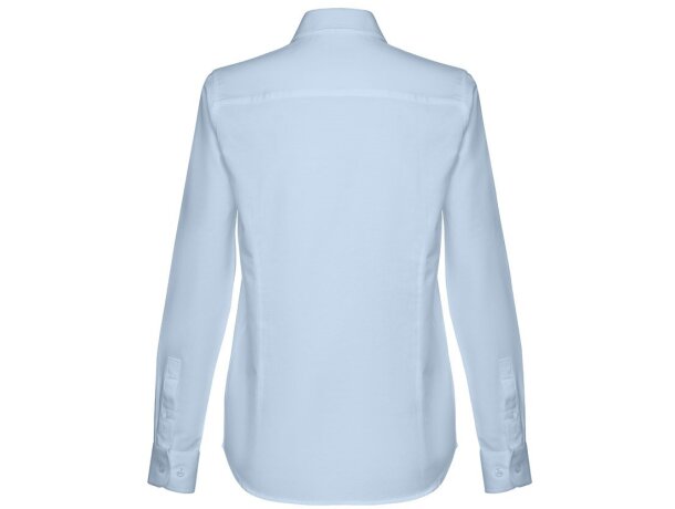 Camisa Thc Tokyo Women oxford para mujer Azul claro detalle 4