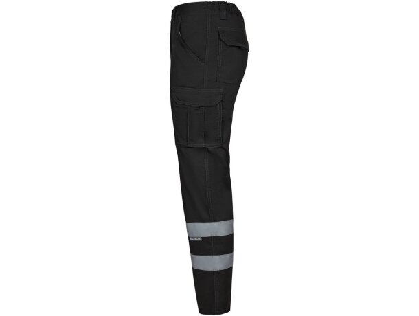 Pantalón multibolsillos vl dionysus bicolor reflectante Negro detalle 17