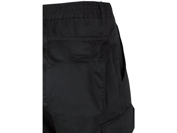 Pantalón multibolsillos bicolor poseidon con reflectantes Negro/Amarillo detalle 49