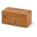 Caja Burdock de madera para 20 infusioes natural