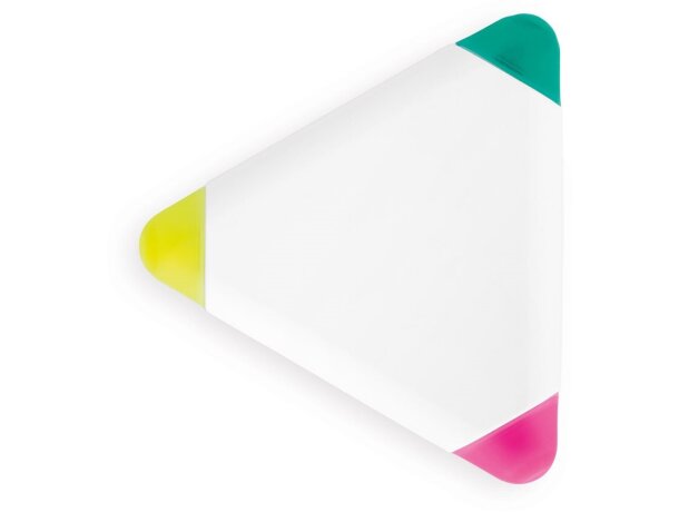Fluorescente con forma triangular Blanco detalle 2