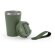 Vaso térmico Spitz de acero inoxidable reciclado con acabado mate Verde militar detalle 4