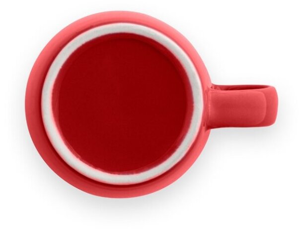 Taza Comander de ceramica para café de 370 ml Rojo detalle 24