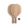 Raquetas de playa Tapia de MDF con pelota y bolsa de algodón Natural oscuro detalle 3