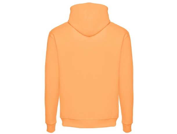Sudadera unisex con capucha phoenix en algodón y poliéster Naranja coral detalle 12