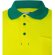 Polo pluto bicolor de manga larga con bandas reflectantes Verde/Amarillo detalle 11