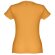 Camisetas manga corta corte entallado de algodón 150 g/m2 Thc Sofia Amarillo oscuro detalle 52
