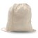 Bolsas mochilas de algodon con cordones natural claro